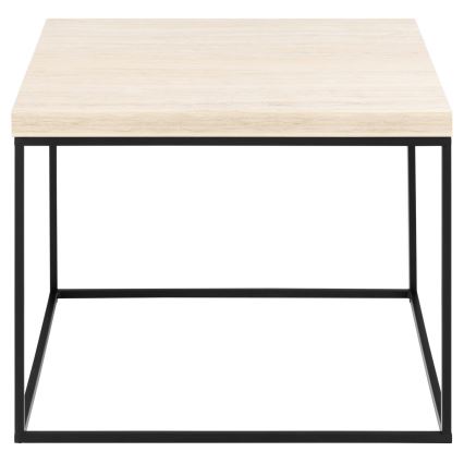 Mesa de centro CAMILO 60x60 cm travertino