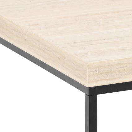 Mesa de centro CAMILO 60x60 cm travertino