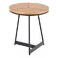 Mesa de centro CARIDA 49x45 cm negro/roble