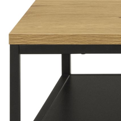 Mesa de centro CORA roble/negra