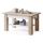 Mesa de centro extensible con estante ADONIS 110/150x68 cm roble sonoma/blanco