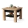 Mesa de centro extensible con tablero elevable CALEB 75/150x75 cm roble craft/negro