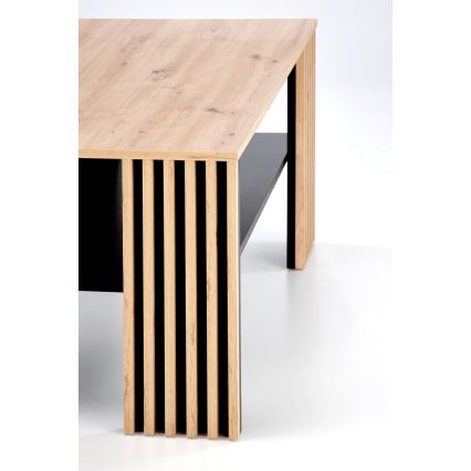 Mesa de centro FORMA 110x65 cm marrón/negro