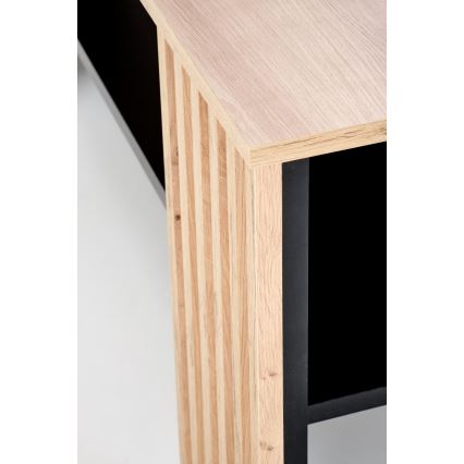 Mesa de centro FORMA 110x65 cm marrón/negro