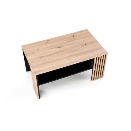 Mesa de centro FORMA 110x65 cm marrón/negro