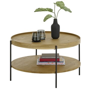 Mesa de centro FURNI de roble