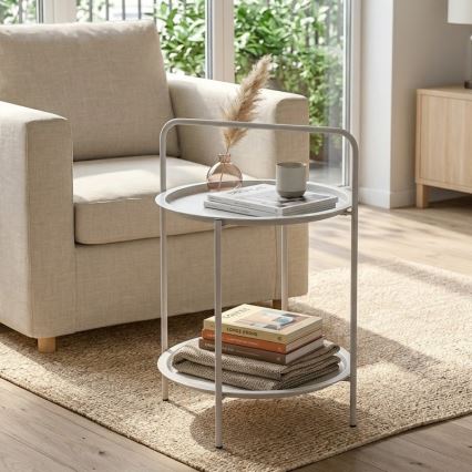 Mesa de centro HAGE 50 x 66 cm blanca