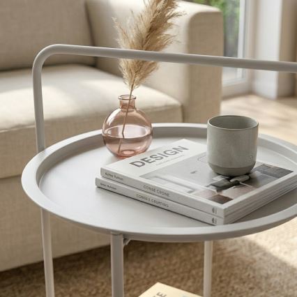 Mesa de centro HAGE 50 x 66 cm blanca