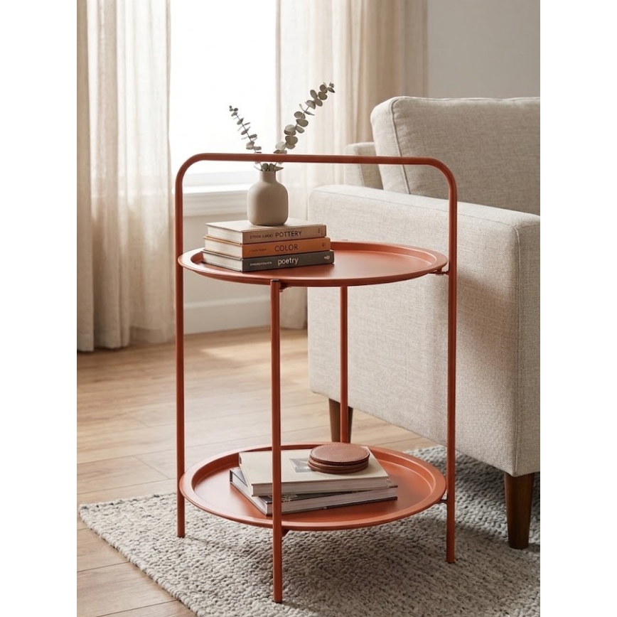 Mesa de centro HAGE 50x66 cm naranja