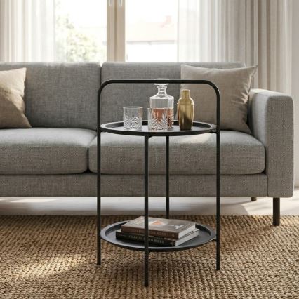 Mesa de centro HAGE 50x66 cm negra