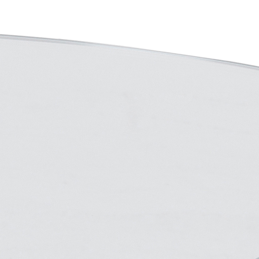 Mesa de centro LUCA 82 cm transparente/plateada