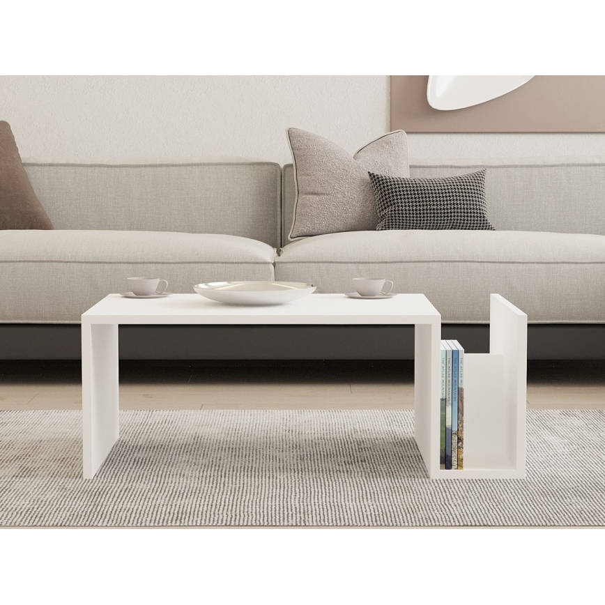 Mesa de centro MONEL blanca