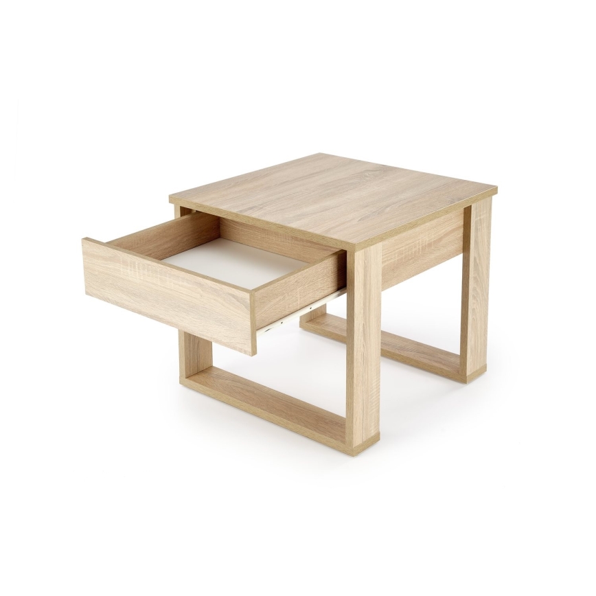Mesa de centro con cajón NEA 52x60 cm roble sonoma