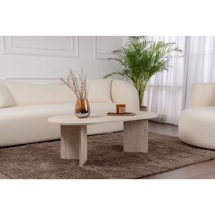 Mesa de centro NEL 119x60 cm beige