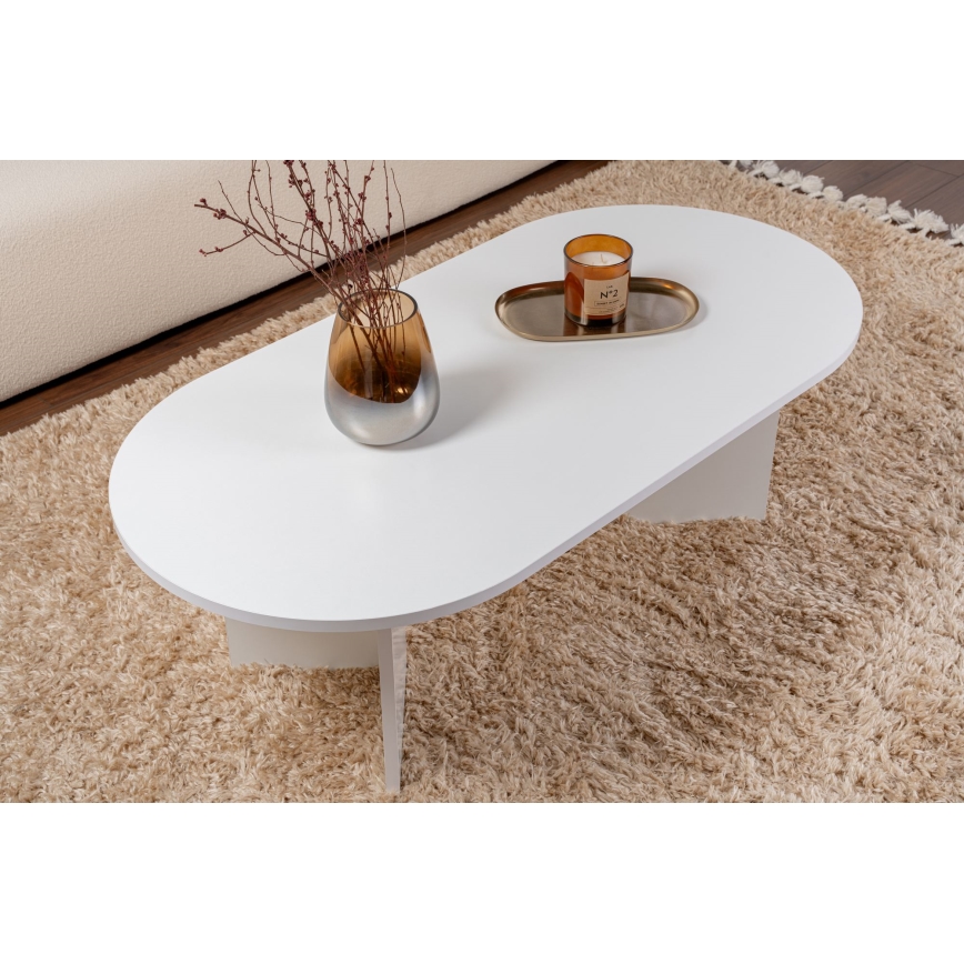 Mesa de centro NEL blanca