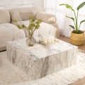 Mesa de centro PRIZMA 90x90 cm mármol
