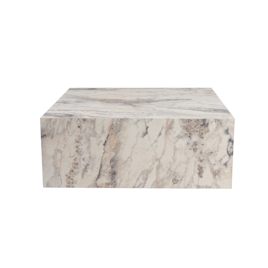 Mesa de centro PRIZMA 90x90 cm mármol