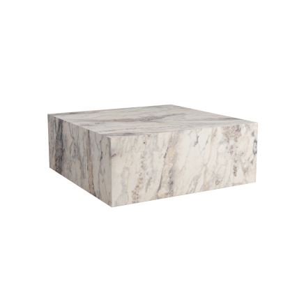 Mesa de centro PRIZMA 90x90 cm mármol