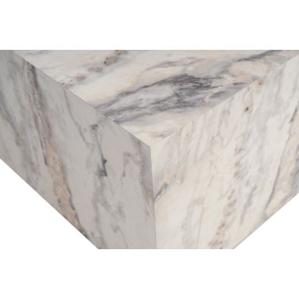 Mesa de centro PRIZMA 90x90 cm mármol