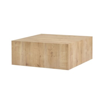 Mesa de centro PRIZMA 90x90 cm roble