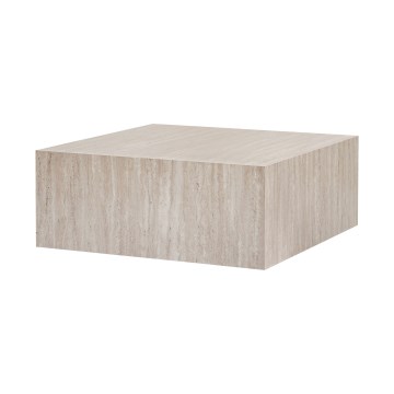 Mesa de centro PRIZMA 90x90 cm travertino