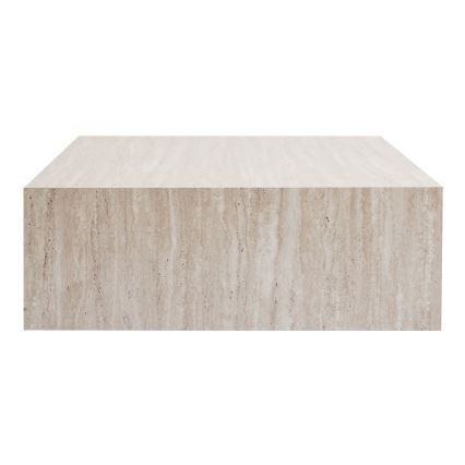 Mesa de centro PRIZMA 90x90 cm travertino