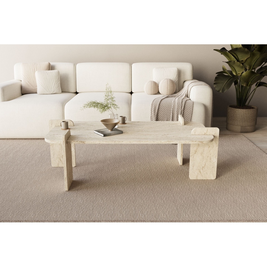 Mesa de centro PURO 120x60 cm travertino