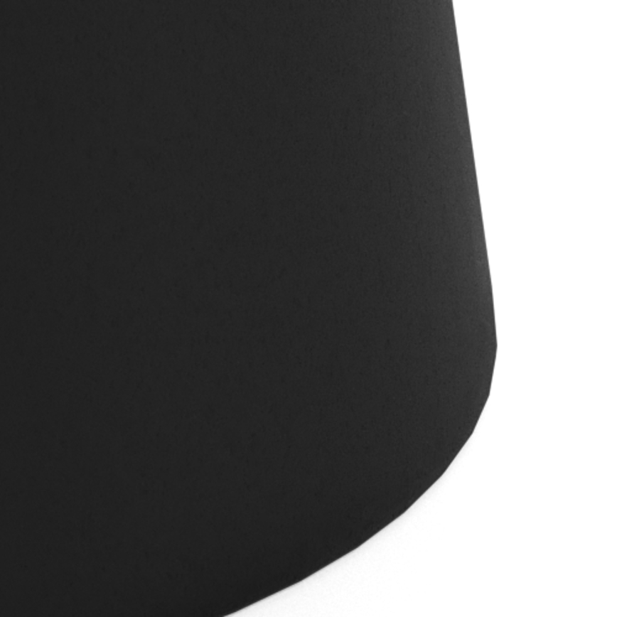 Mesa de centro SANTORINI Ø 45 cm travertino/negro/cerámica
