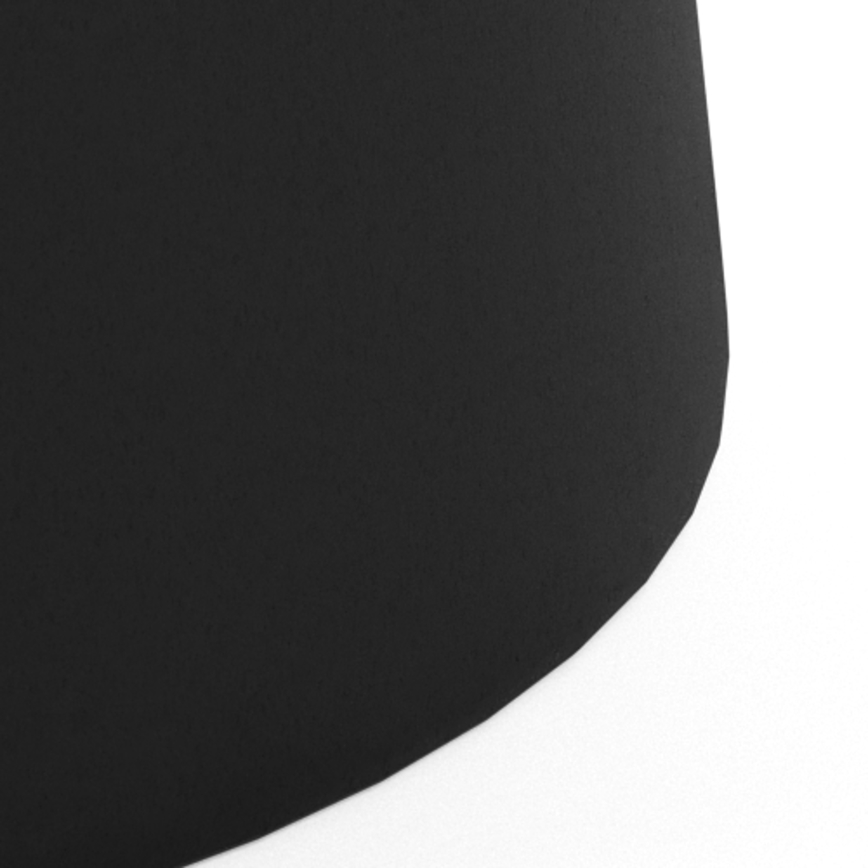 Mesa de centro SANTORINI Ø 70 cm blanco/negro/cerámica