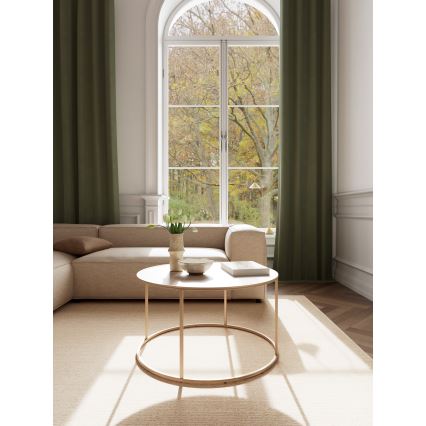 Mesa de centro SARON, diámetro 80 cm, gris