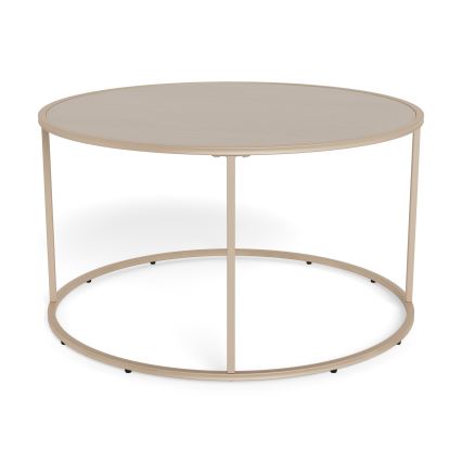 Mesa de centro SARON, diámetro 80 cm, gris