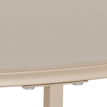 Mesa de centro SARON, diámetro 80 cm, gris