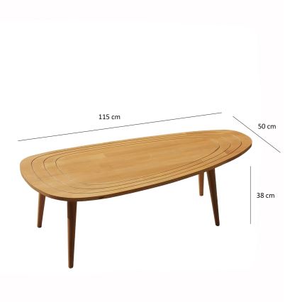 Mesa de centro SISI marrón