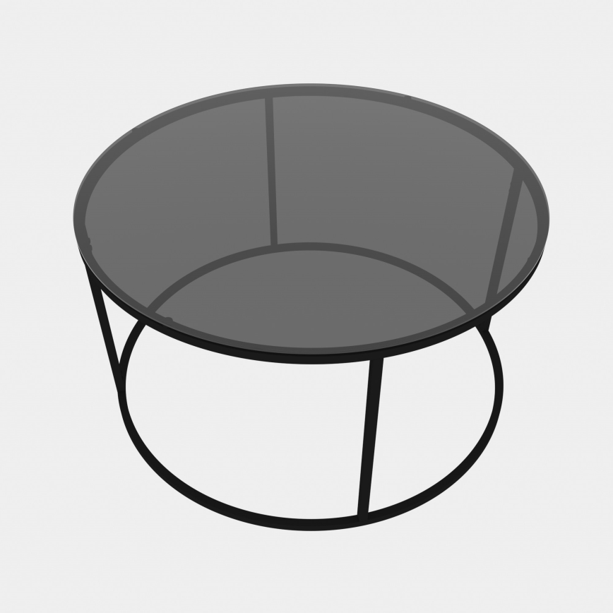 Mesa de centro STARTIS 80x45 cm negro