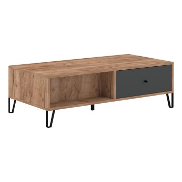 Mesa de centro SULA roble craft/negro