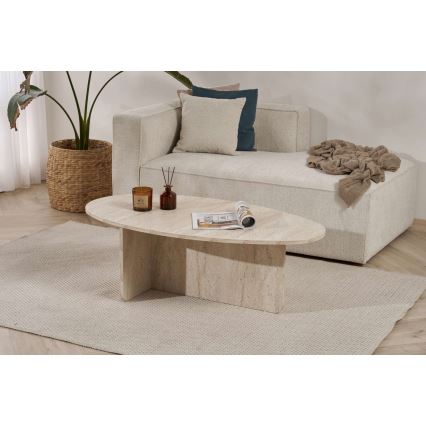 Mesa de centro VARUM 120x65 cm travertino