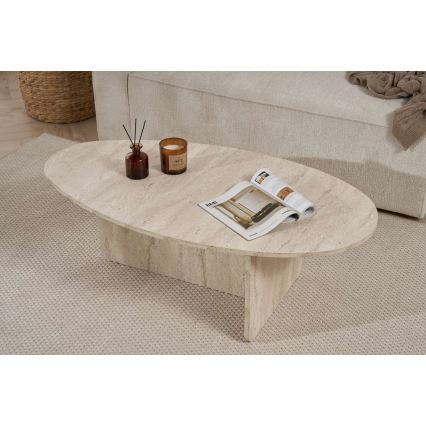 Mesa de centro VARUM 120x65 cm travertino