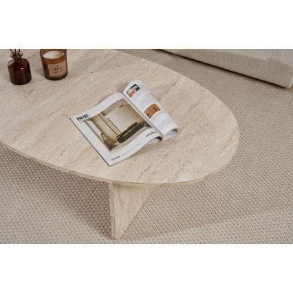Mesa de centro VARUM 120x65 cm travertino