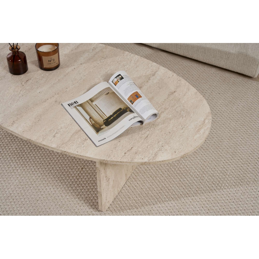 Mesa de centro VARUM 120x65 cm travertino