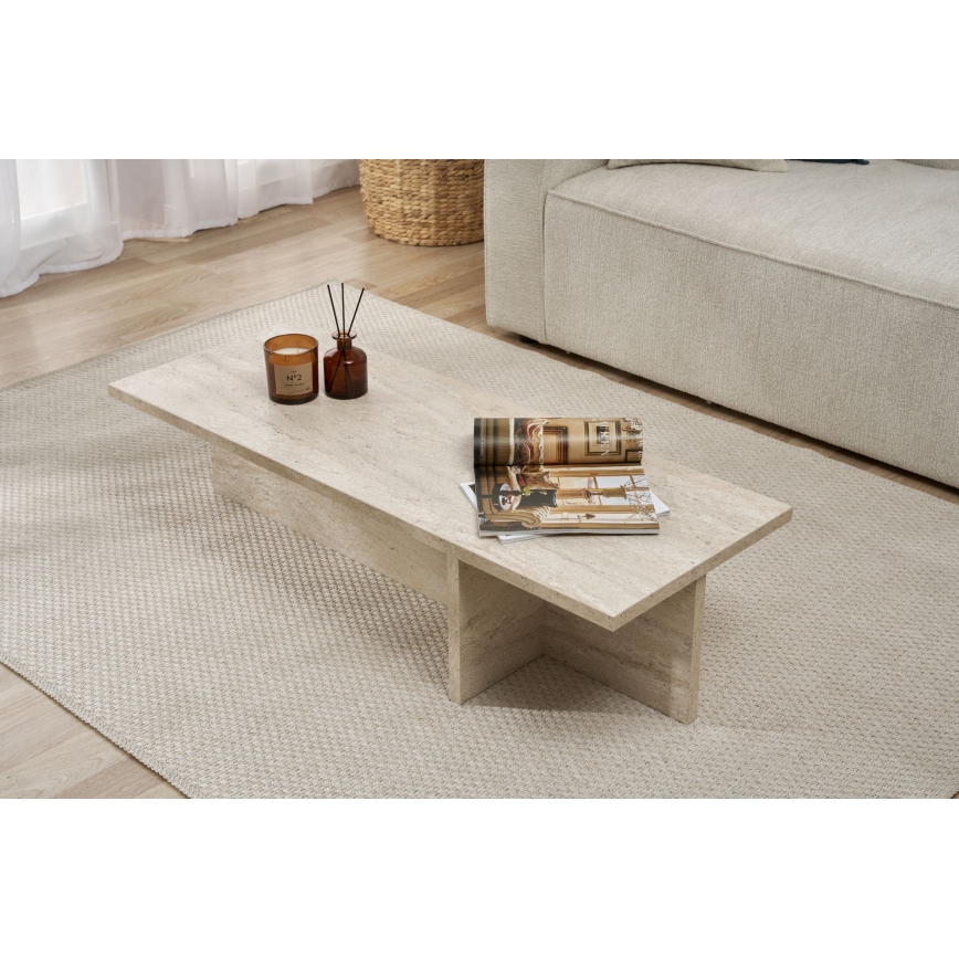 Mesa de centro VERUM 120x45 cm travertino