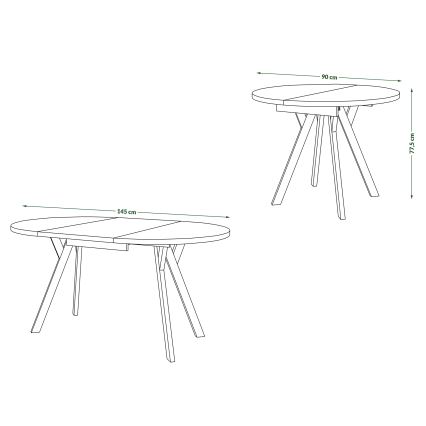 Mesa de comedor ARTUR beige