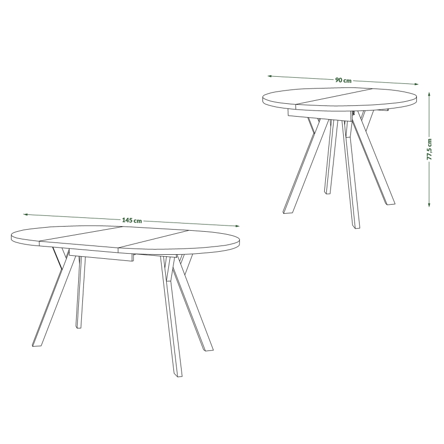 Mesa de comedor ARTUR beige