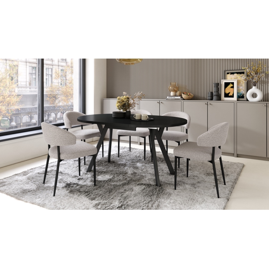 Mesa de comedor ARTUR negra
