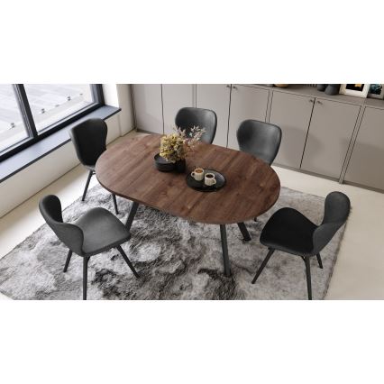 Mesa de comedor ARTUR roble/negro