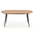 Mesa de comedor BALNOR roble/negro