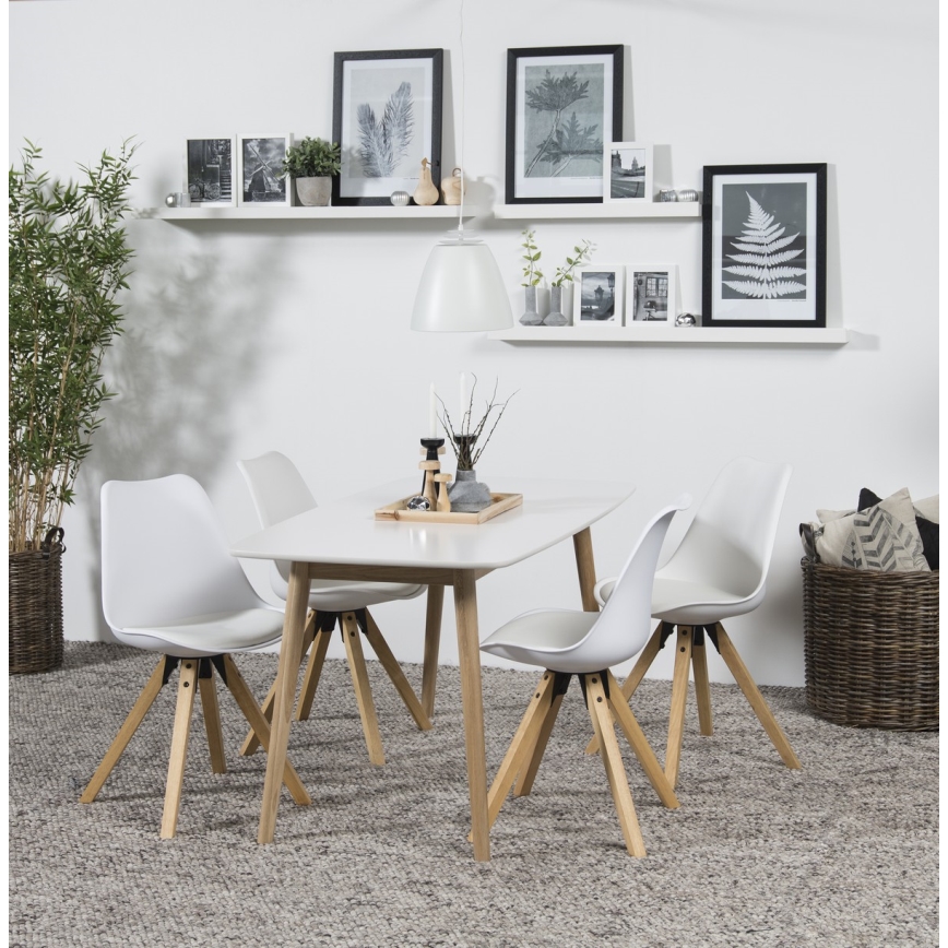 Mesa de comedor BERG blanco
