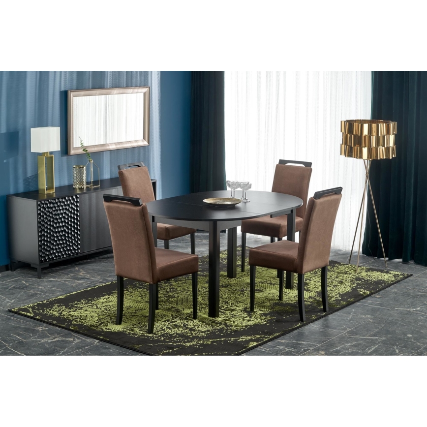 Mesa de comedor CALMIO negra