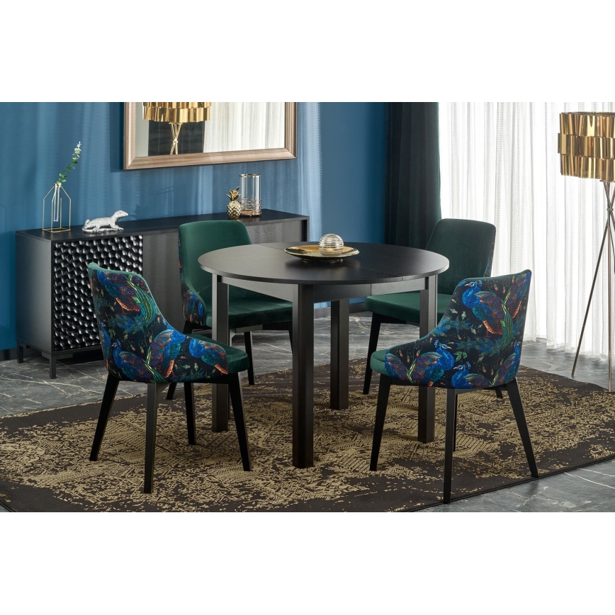 Mesa de comedor CALMIO negra