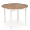 Mesa de comedor CALMIO roble craft/blanco