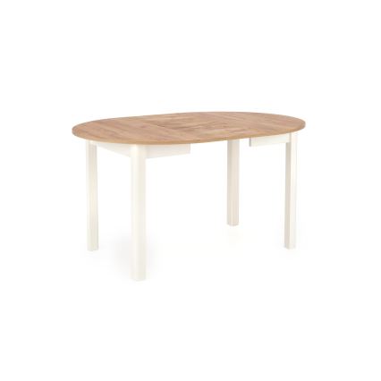 Mesa de comedor CALMIO roble craft/blanco